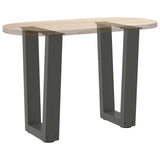 V-shaped dining table legs 2 pcs anthracite steel