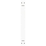 Dining table legs V shape 2 pcs white 80x(72-73.3) cm