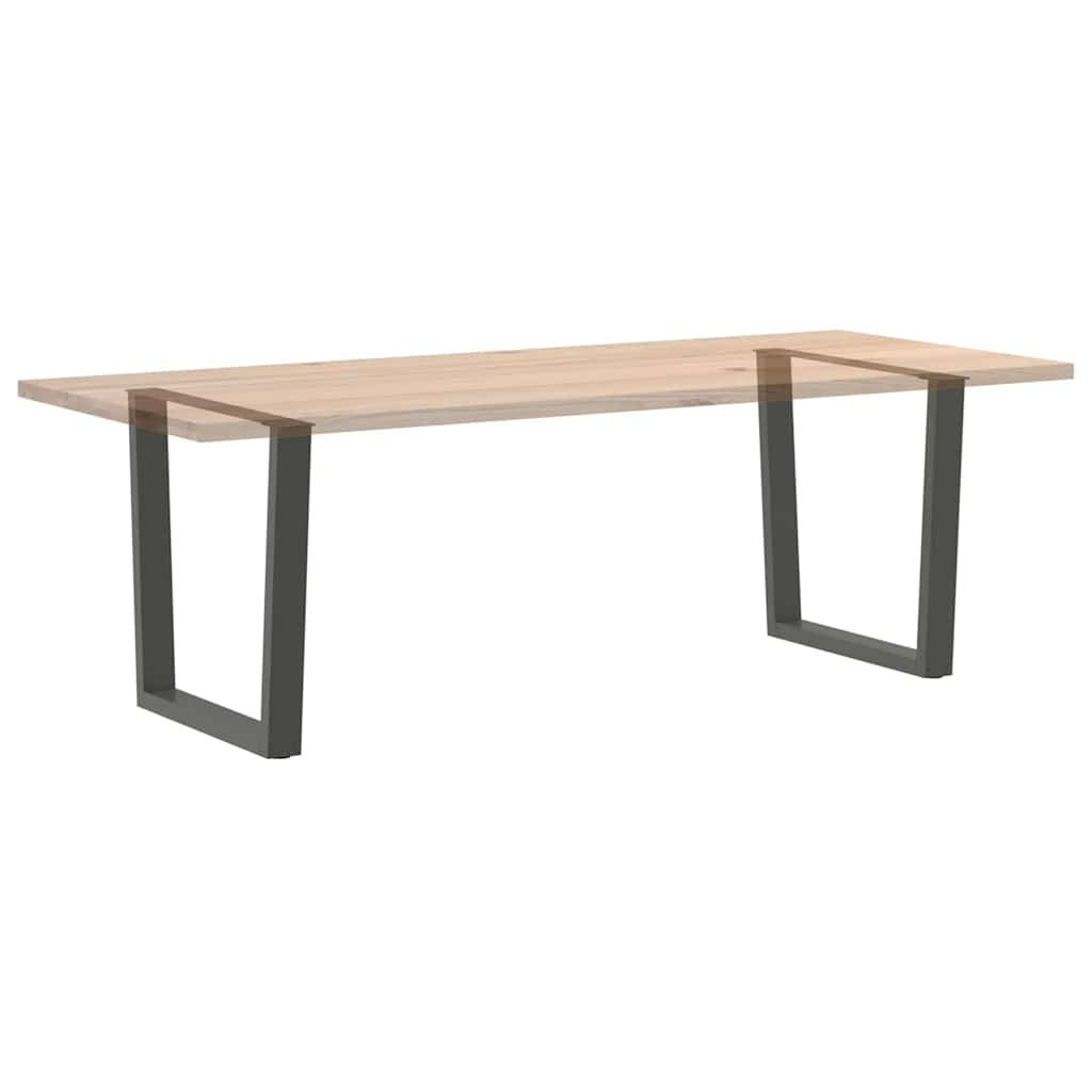 Pieds de table à manger forme de V 2 pcs 80x(72-73,3) cm acier