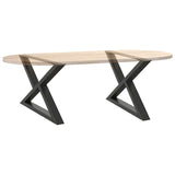 Coffee table legs 2 pcs anthracite 70x(42-43.3) cm