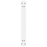 Dining table legs 2pcs white 70x(72-73.3)cm steel