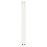 Dining table legs 2 pcs white 90x(72-73.3) cm steel