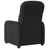 Fauteuil inclinable électrique Noir Tissu