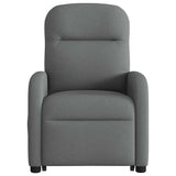 Fauteuil inclinable Gris foncé Tissu