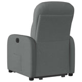 Fauteuil inclinable Gris foncé Tissu