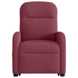 Fauteuil inclinable rouge bordeaux tissu