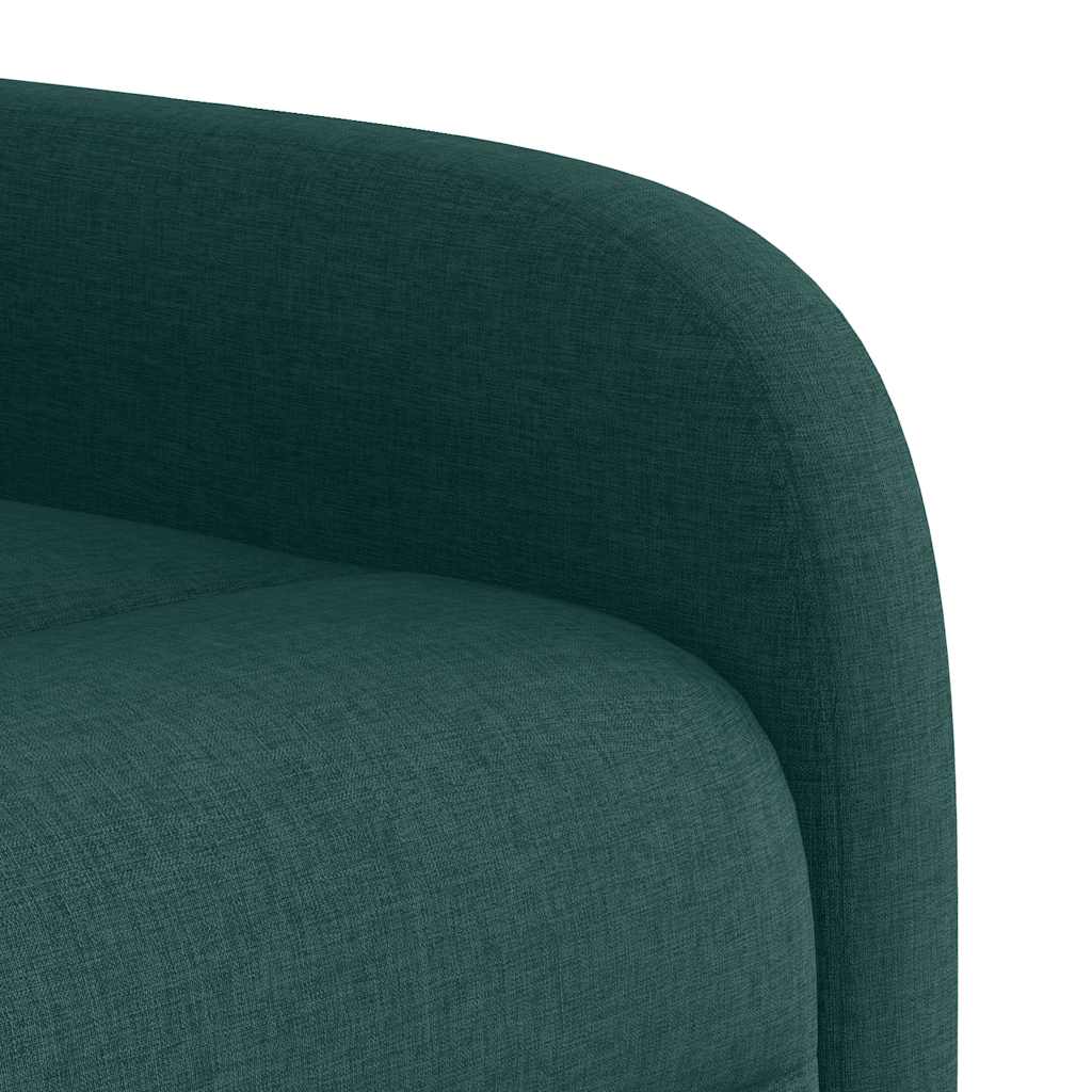 Fauteuil inclinable vert foncé tissu