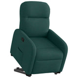 Fauteuil inclinable vert foncé tissu