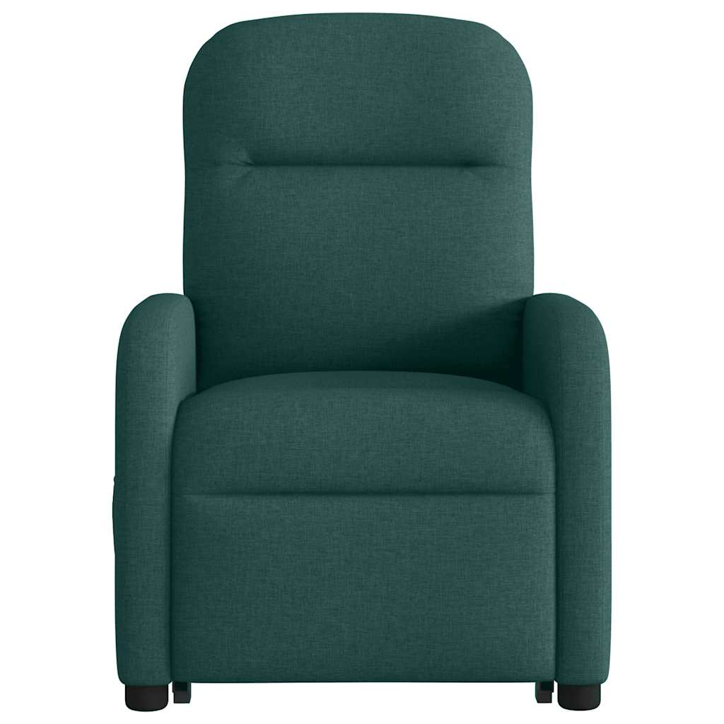 Fauteuil inclinable vert foncé tissu