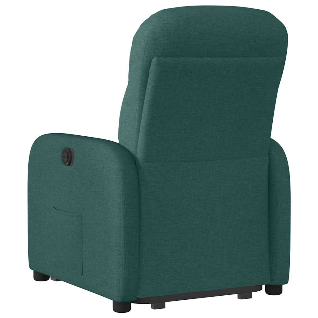 Fauteuil inclinable vert foncé tissu