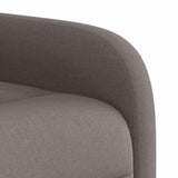 Fauteuil inclinable taupe tissu