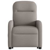 Fauteuil inclinable taupe tissu