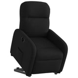 Fauteuil inclinable électrique noir tissu