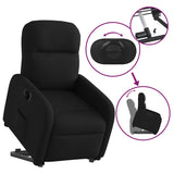 Fauteuil inclinable électrique noir tissu