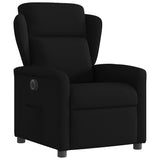 Fauteuil inclinable électrique Noir Tissu