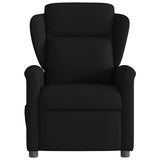 Fauteuil inclinable électrique Noir Tissu