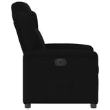 Fauteuil inclinable électrique Noir Tissu