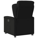 Fauteuil inclinable électrique Noir Tissu