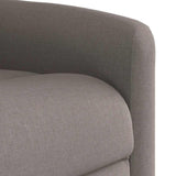 Fauteuil inclinable taupe tissu