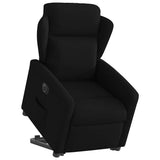 Fauteuil inclinable électrique noir tissu