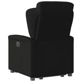 Fauteuil inclinable électrique noir tissu