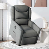 Fauteuil inclinable Gris foncé Tissu