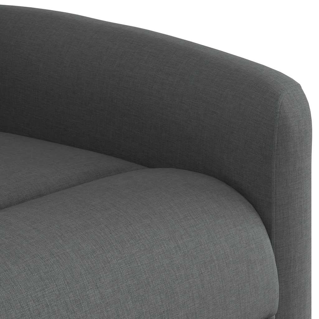 Fauteuil inclinable Gris foncé Tissu