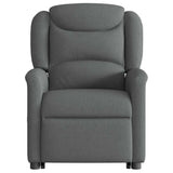 Fauteuil inclinable Gris foncé Tissu