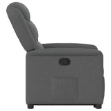 Fauteuil inclinable Gris foncé Tissu