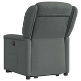 Fauteuil inclinable Gris foncé Tissu