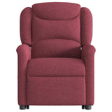 Fauteuil inclinable rouge bordeaux tissu