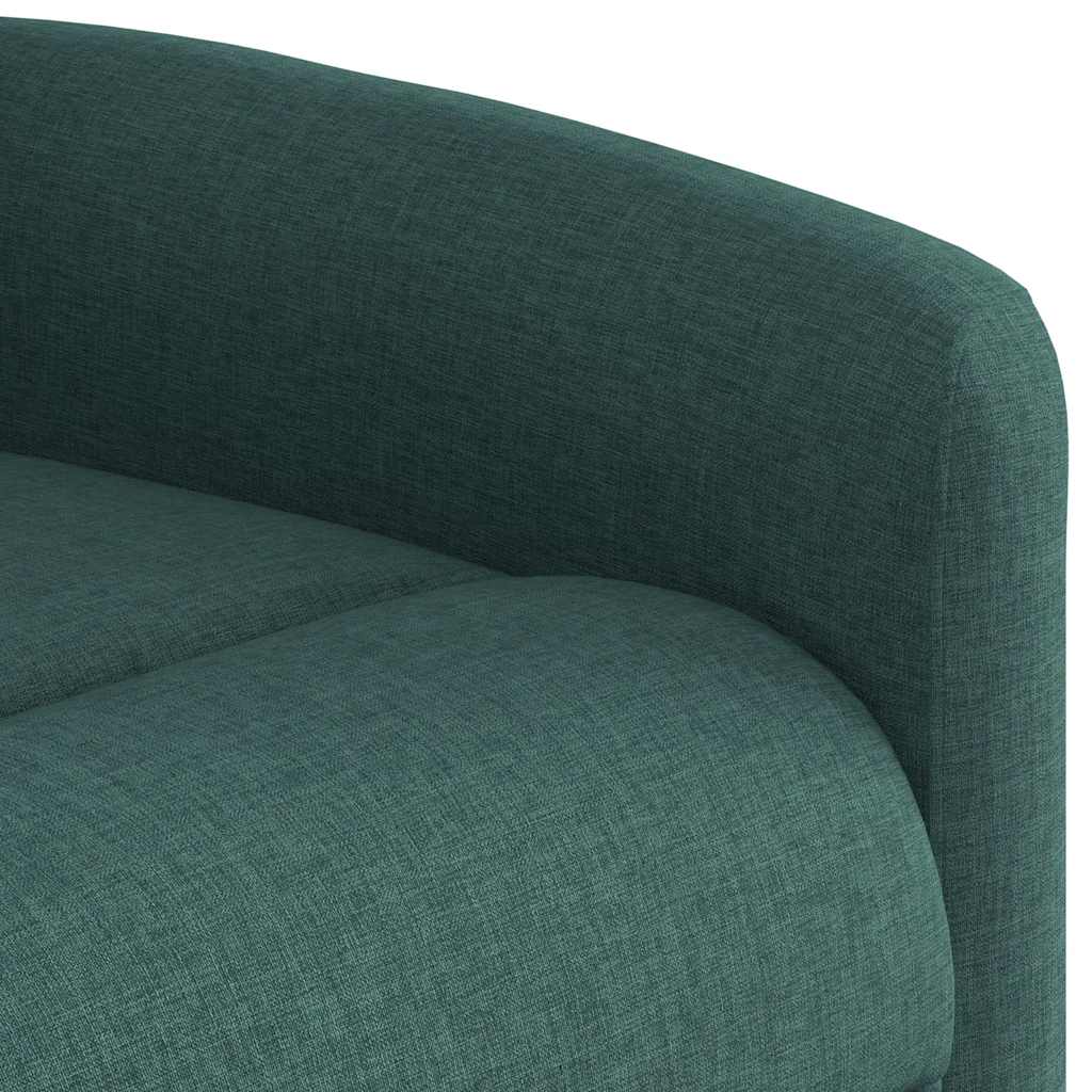 Fauteuil inclinable vert foncé tissu