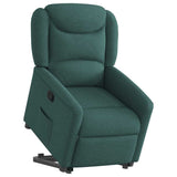 Fauteuil inclinable vert foncé tissu