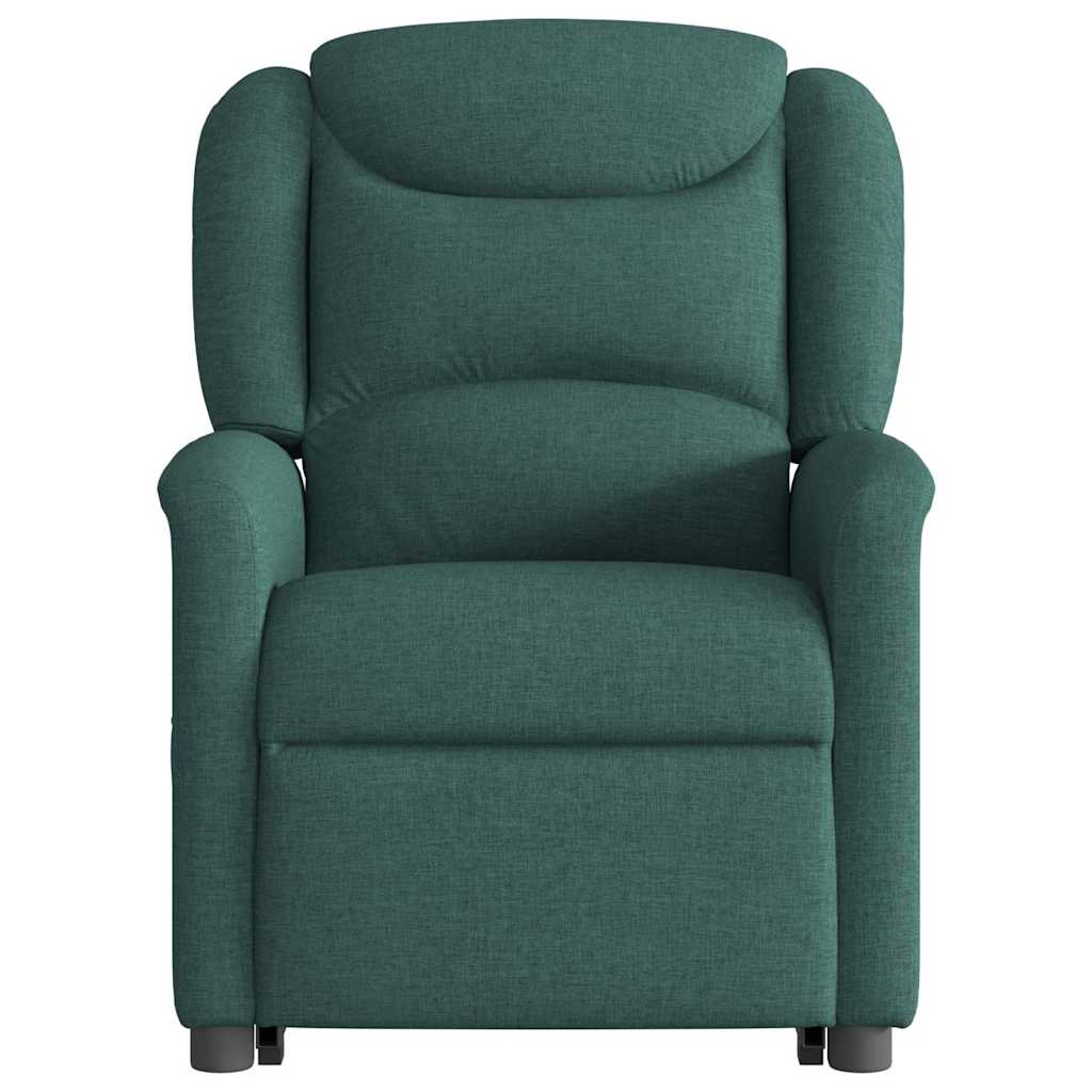 Fauteuil inclinable vert foncé tissu