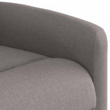 Fauteuil inclinable taupe tissu