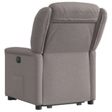 Fauteuil inclinable taupe tissu