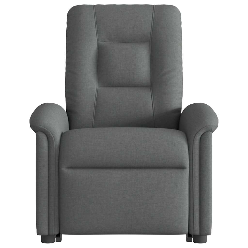 Fauteuil inclinable Gris foncé Tissu