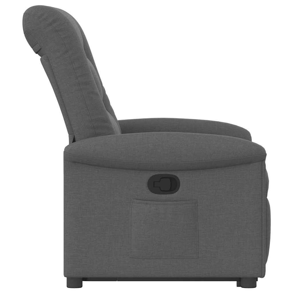 Fauteuil inclinable Gris foncé Tissu