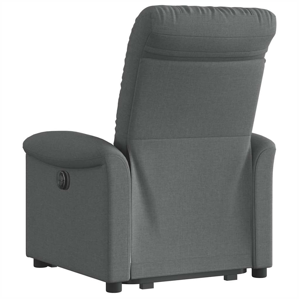 Fauteuil inclinable Gris foncé Tissu