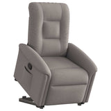 Fauteuil inclinable taupe tissu