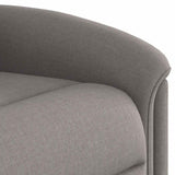 Fauteuil inclinable taupe tissu