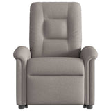 Fauteuil inclinable taupe tissu