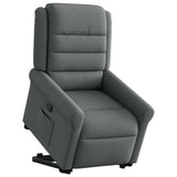 Fauteuil inclinable Gris foncé Tissu