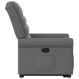 Fauteuil inclinable Gris foncé Tissu