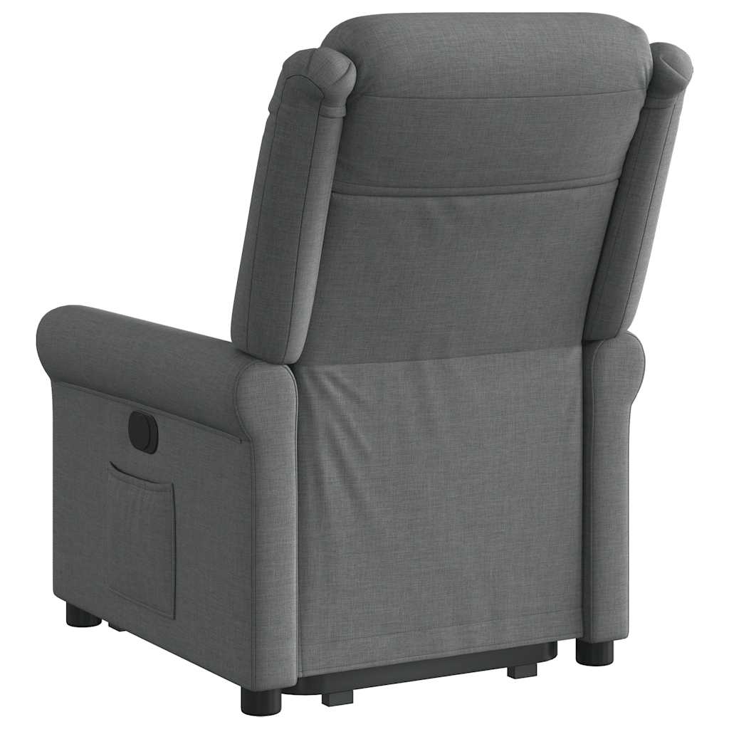 Fauteuil inclinable Gris foncé Tissu