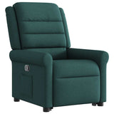 Fauteuil inclinable vert foncé tissu