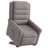 Fauteuil inclinable taupe tissu