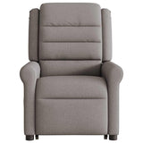 Fauteuil inclinable taupe tissu