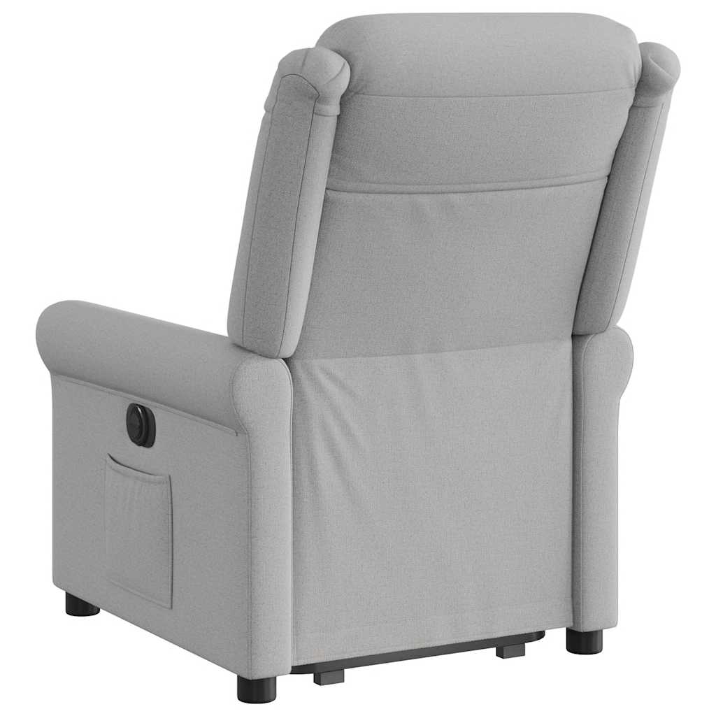 Fauteuil inclinable gris nuage tissu