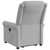 Fauteuil inclinable gris nuage tissu